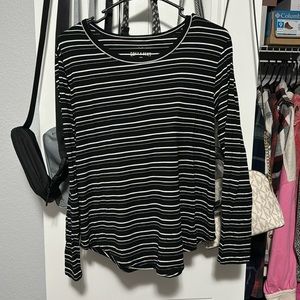 American Eagle Striped Long Sleeve